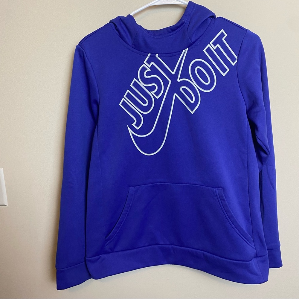 Nike dri-fit purple hoodie kids XL